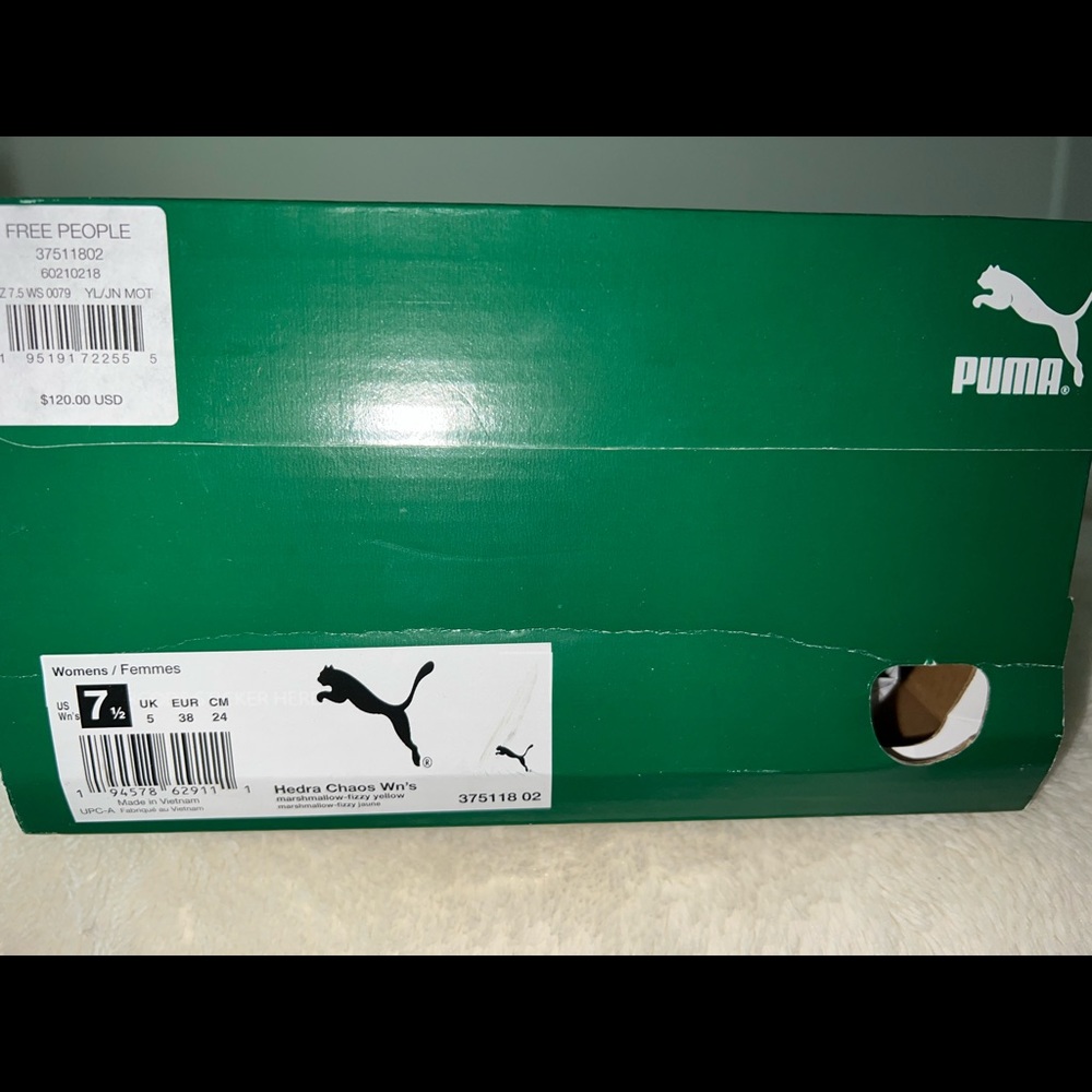PUMA xFree People Hedra Chaos women’s size 7.5 worn once for photoshoot - Picture 6 of 6
